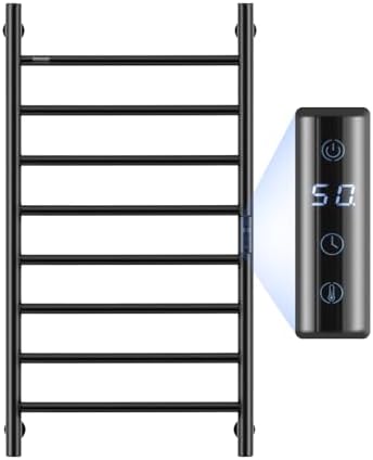 VEVOR 8 Bars Towel Warmer Rack, 120V