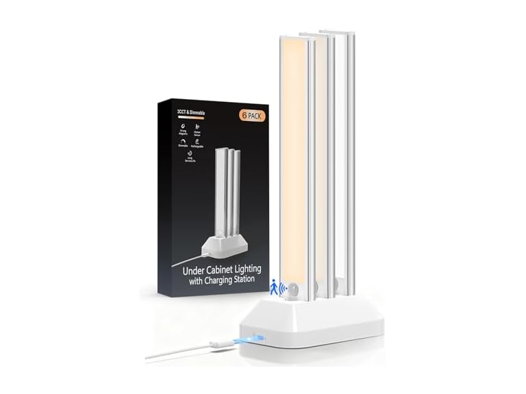 VerRon 12in Under Cabinet Lights 6-Pack