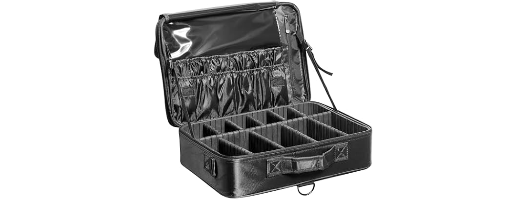 VEVOR Makeup Train Case Large Storage 3