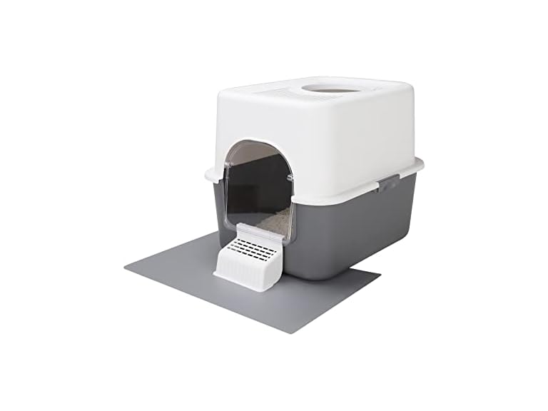 RIZZARI Large Cat Litter Box,Portable Cat Litter Box