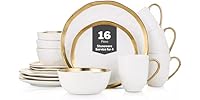 Stone Lain Modern Porcelain 16pc Dinnerware