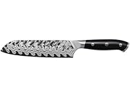 HENCKELS Compass Damascus 7-inch Damascus Santoku Knife