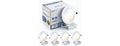 6" Recessed Lights 4 Pack 2700K-5000K