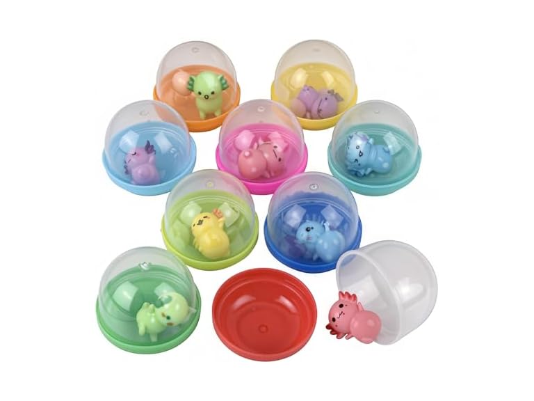 Mini Axolotl Squeezy Figurines - 1" (Pack of 250)