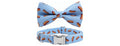 Free Sunday Dog Collar with Bow, Hotdog Dog Bowtie