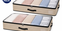 2 Pack Under-the-Bed Storage Bags