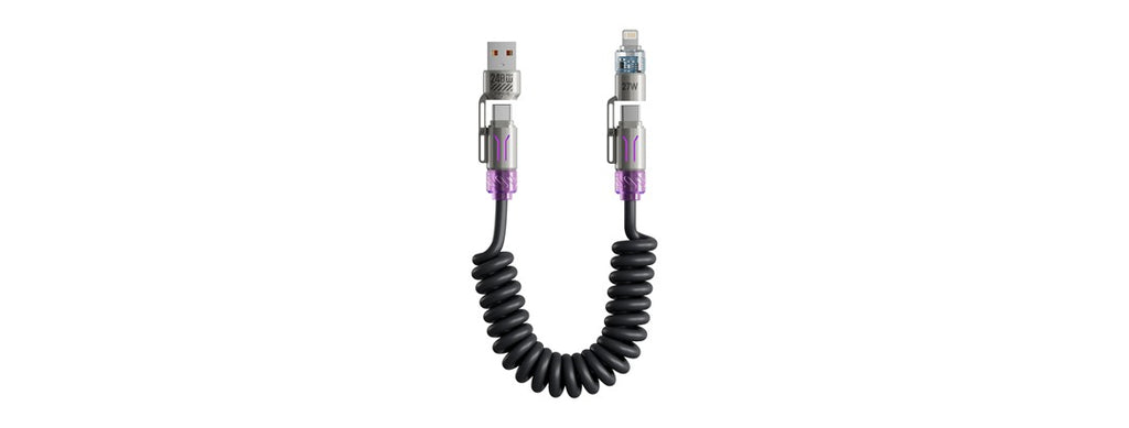 Power Spring 4-in-1 240W Fast Charging Cable