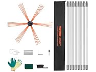 26 Feet Chimney Sweep Kit, w/ 8Reinforced Nylon