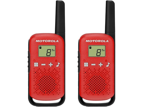 (NEW) 2-PACK Motorola T110 Talkabout Radios, 16 Mile Range