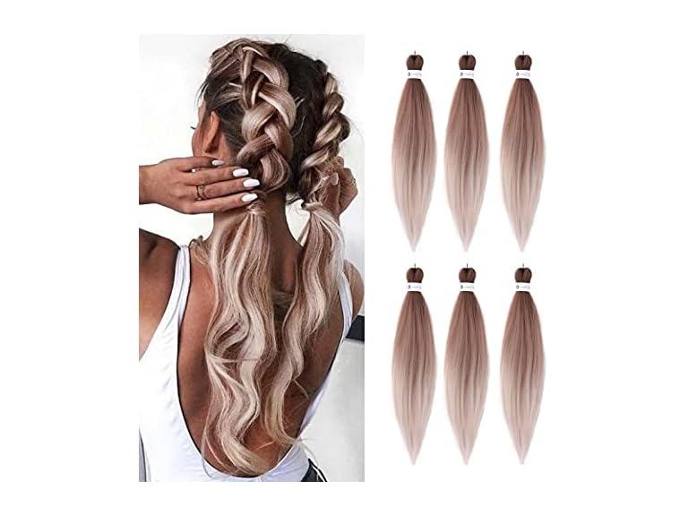 Pre-Stretched Braiding Hair 26" 6-Pack
