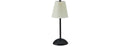 Elements 11.6-Inch Black Rechargeable LED Table Lamp