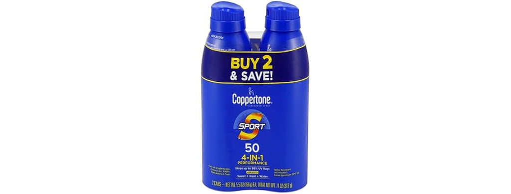Coppertone Sport SPF 50 Sunscreen 2pk