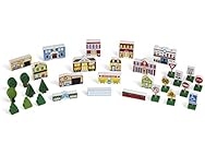 Melissa & Doug Wooden Town Play Set