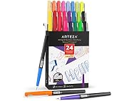 ARTEZA Permanent Markers 24-Color Fine Tip
