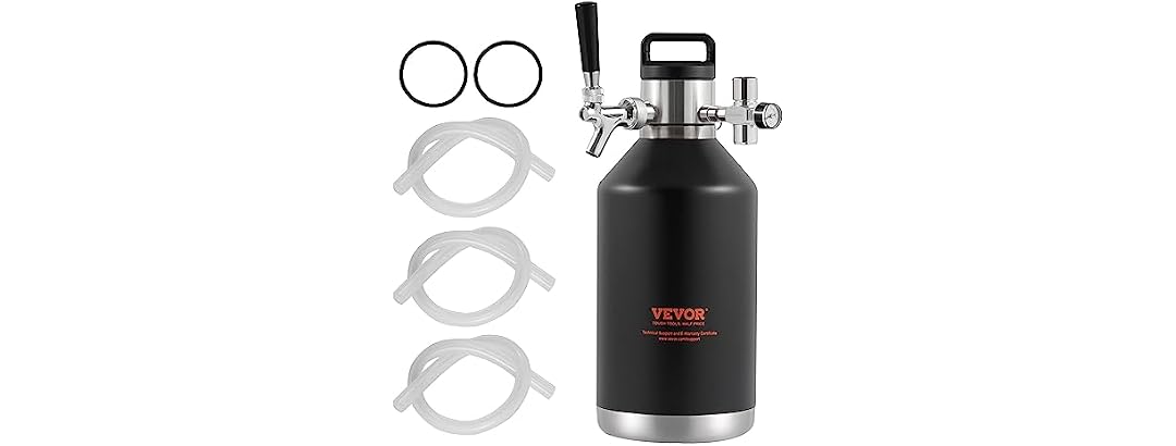 VEVOR Beer Growler Tap System, 128Oz 4L