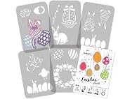 NAKLEO Easter Painting Stencils Set 5 A4