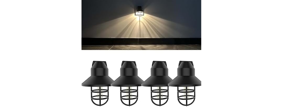 4 Pack Rustic Farmhouse Night Lights