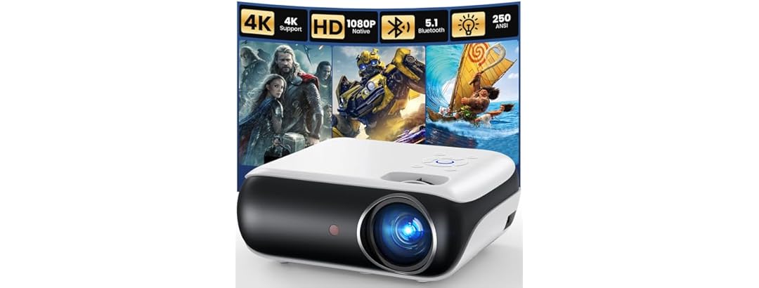 HAPPRUN Native 1080P Projector