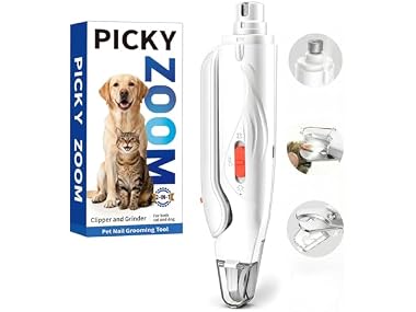 2-in-1 Dog & Cat Nail Clippers and Grinder wi