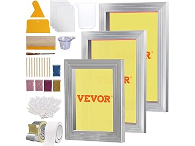 Screen Printing Kit, 3 PCS Aluminum Silk Screen