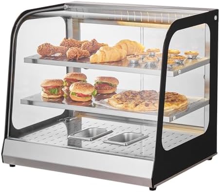 2-Tier Commercial Food Warmer Display, 850W Food