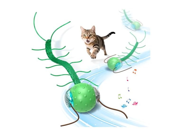 Interactive Cat Toy Ball w/ Sound