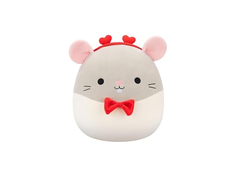 Squishmallows 14in Rusty The Grey Rat Large