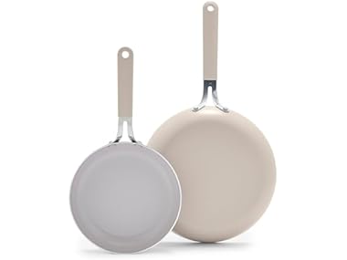GreenLife 8” & 10” 2 Piece Nonstick Ceramic Frying Pan Set