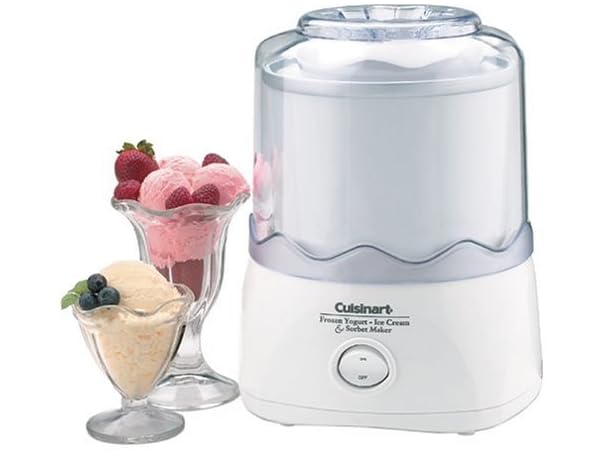 Cuisinart ICE-20P1FR 1.5 quart Ice Cream Maker Whit