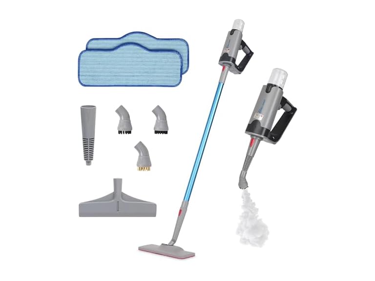 SIMPLI-MAGIC Simpli-Magic 10-in-1 Steam Mop with Deta