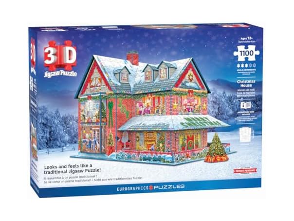3D Puzzle - Christmas House