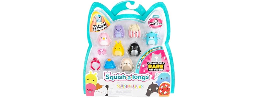 Squish-a-longs Mini-Squish 8-Pack (Wave 3, Style 2)