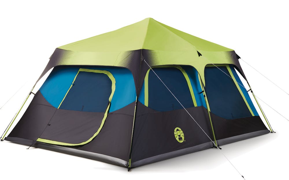 10-Person Dark Room Instant Cabin Tent with Rainfly